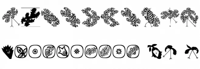 HappyXmasBats Font OTHER CHARS