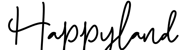Happyland  Frei Schriftart Herunterladen