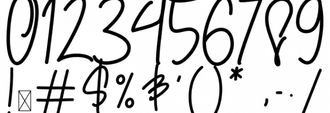 Happyland Font OTHER CHARS