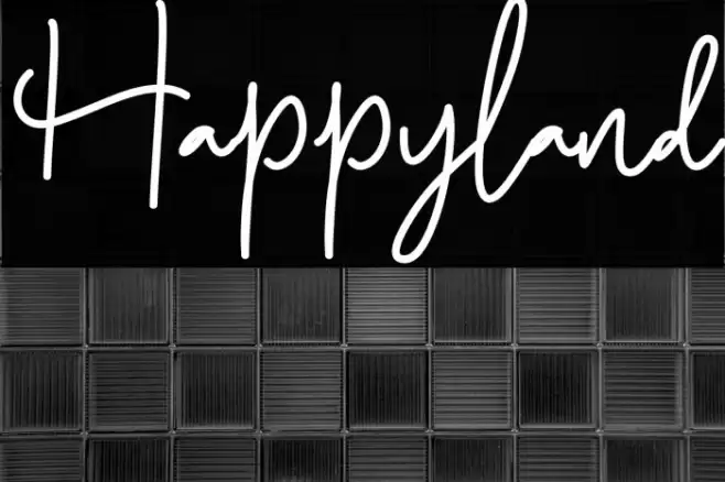 Happyland Font examples