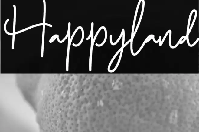 Happyland Font examples