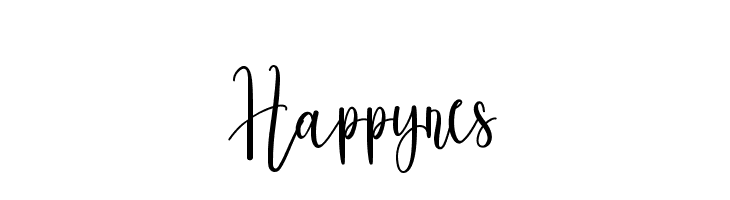 Happynes  Frei Schriftart Herunterladen