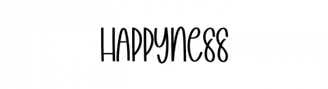 Happyness  les polices de caractères gratuit tlcharger