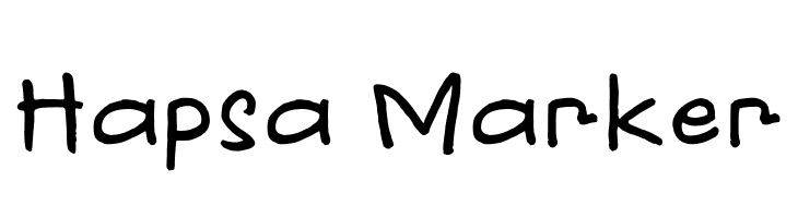 Hapsa Marker  Frei Schriftart Herunterladen