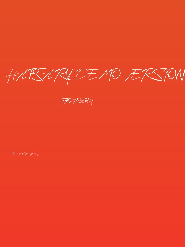 Hapsary Demo Version Poster