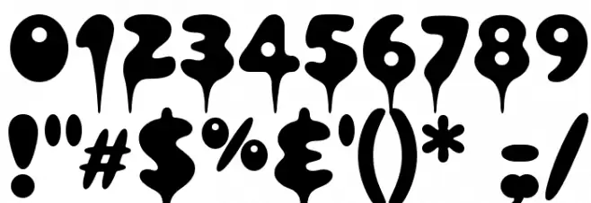 Hapshash Font OTHER CHARS