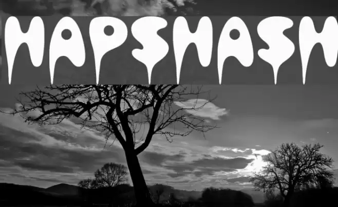 Hapshash Font examples