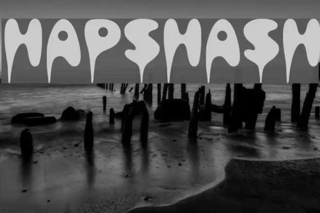 Hapshash Font examples