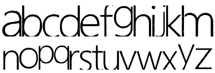 Hapuyalikethatbiko Font LOWERCASE
