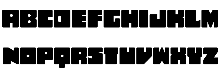 Har Filled Nights Bold Font LOWERCASE