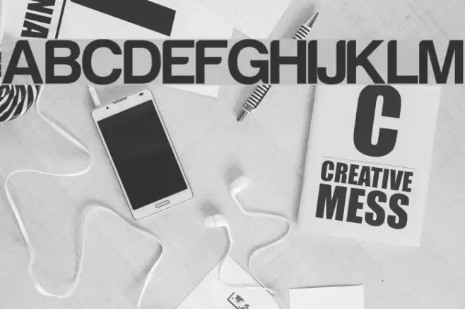 Harabara Bold Font examples