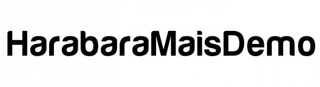 Harabara Mais Demo  Скачать бесплатные шрифты