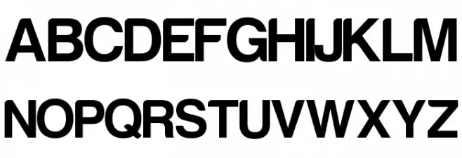 Harabara フォント 大文字