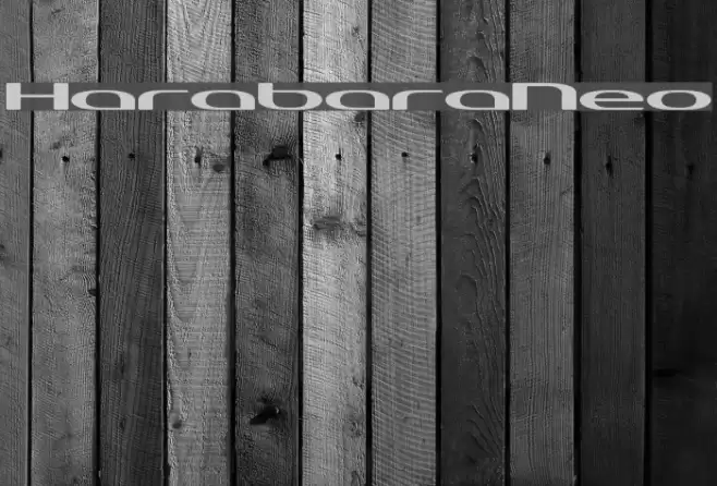 HarabaraNeo Font examples