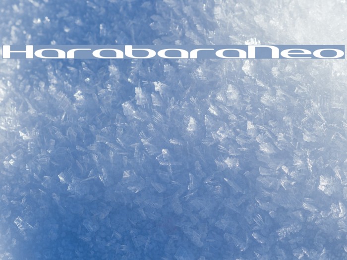 HarabaraNeo Font examples