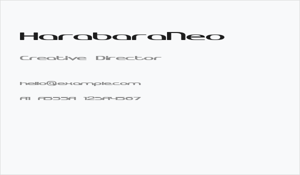 HarabaraNeo Business Card