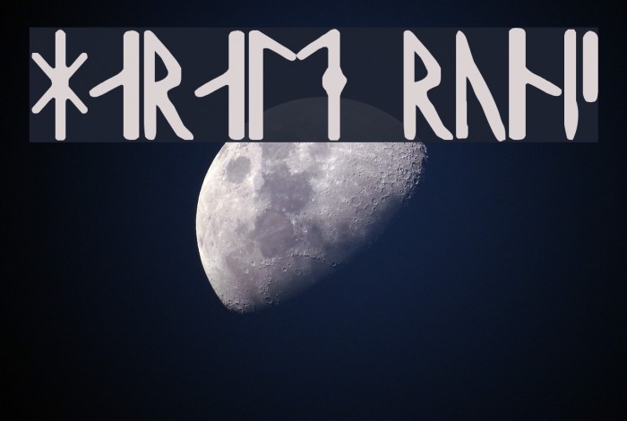 Harald Runic Font examples