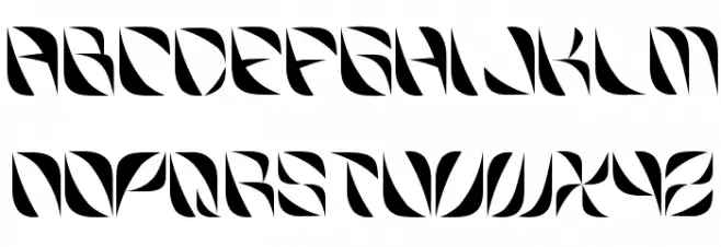 Harb Шрифта ВЕРХНИЙ