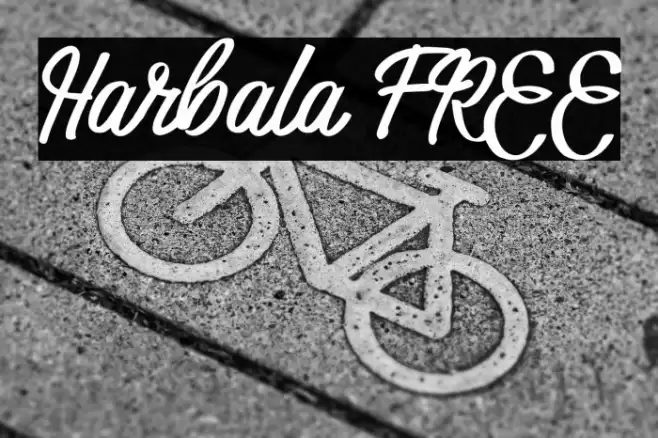 Harbala FREE Font examples