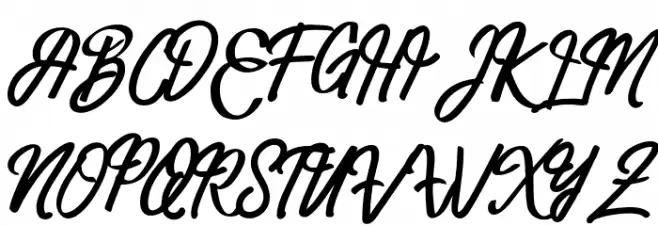 HarbalaFREE Font Litere mari