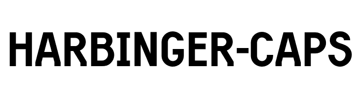 Harbinger-Caps  免费字体下载