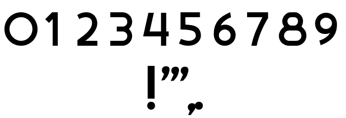 Harborn Regular Font OTHER CHARS