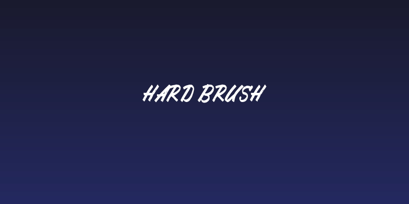Hard Brush Social Header