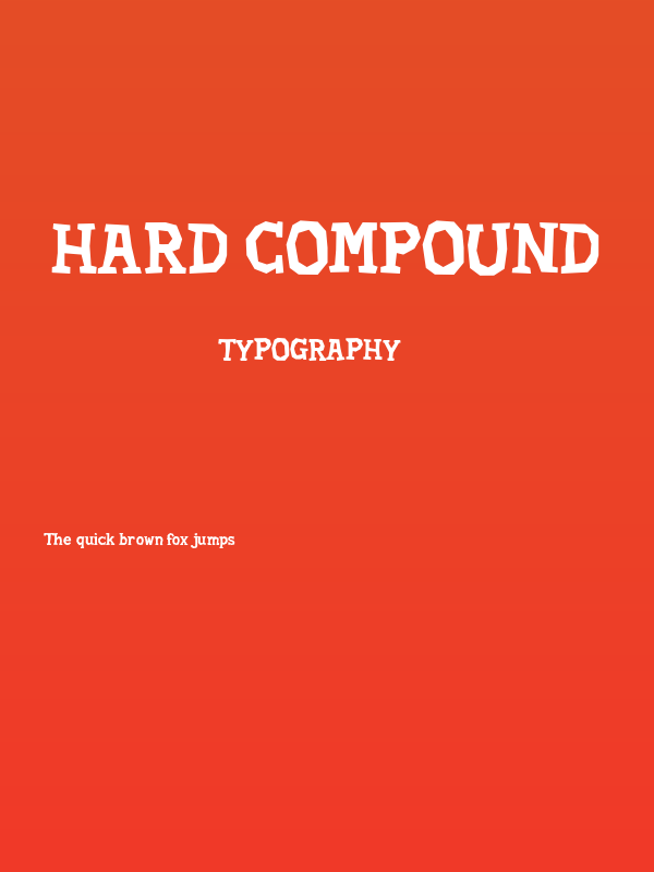 Hard Compound Poster