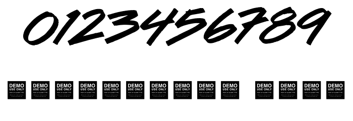 Hard Drive Font OTHER CHARS