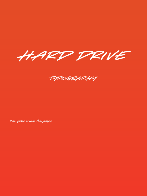 Hard Drive Poster