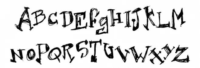 Hard Dumb Schriftart Groß