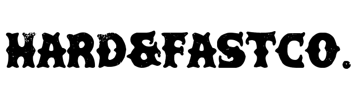 Hard & Fast Co.  Frei Schriftart Herunterladen