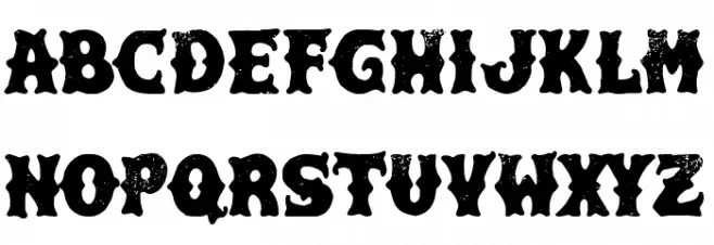 Hard & Fast Co. Font LOWERCASE