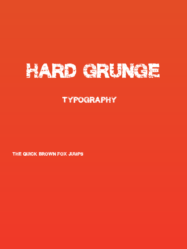 Hard Grunge Poster