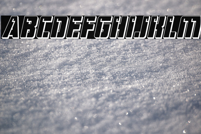 Hard Science 3D Italic Example 3