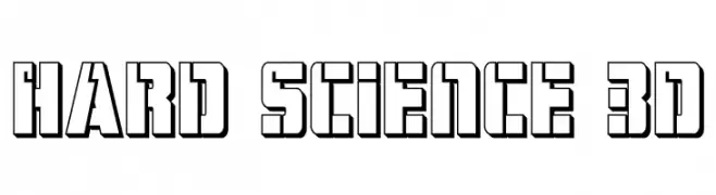 Hard Science 3D  नि: शुल्क फ़ॉन्ट्स डाउनलोड