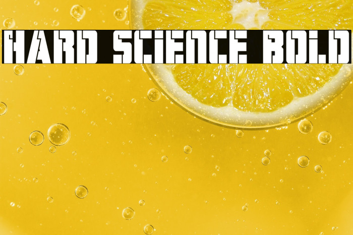Hard Science Bold Example 1