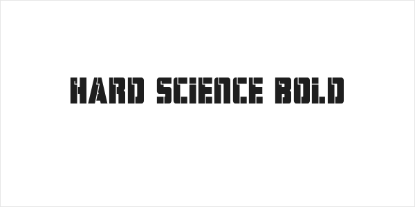 Hard Science Bold Logo