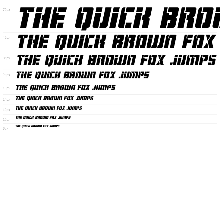 Hard Science Expanded Italic Waterfall