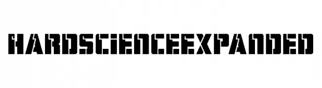 Hard Science Expanded  Free Fonts Download