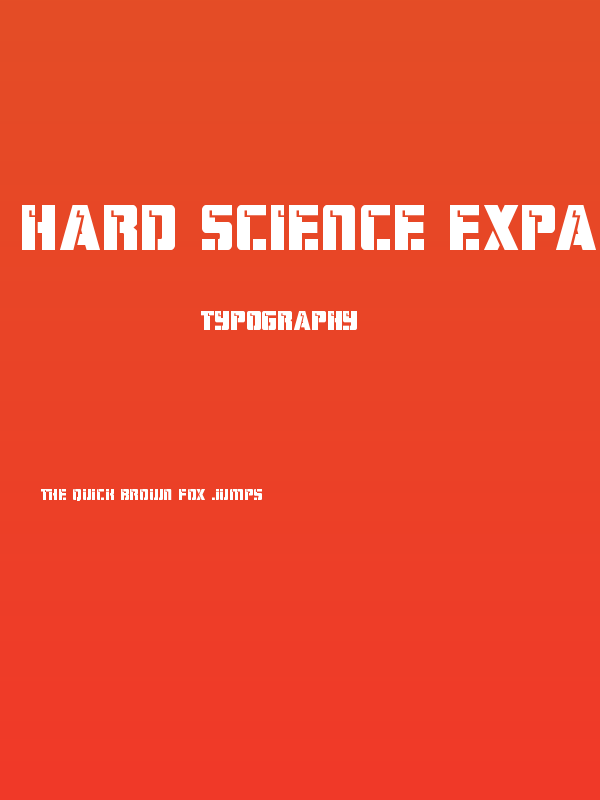 Hard Science Expanded Poster