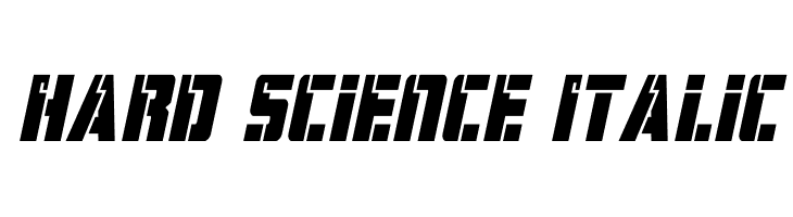 Hard Science Italic  لخطوط تنزيل