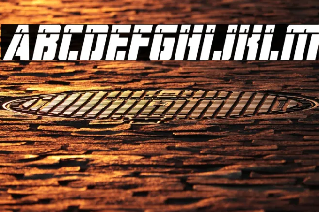 Hard Science Laser Italic Example 2