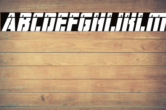 Hard Science Laser Italic Example 3