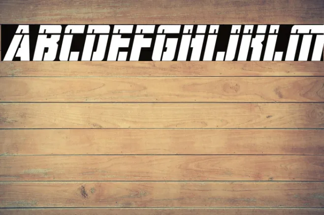 Hard Science Laser Italic Example 3