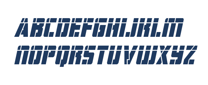 Hard Science Laser Italic Lowercase