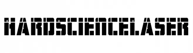 Hard Science Laser  Fuentes Gratis Descargar