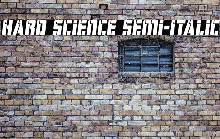 Hard Science Semi-Italic Example 2