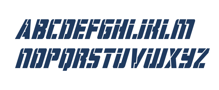 Hard Science Super-Italic Lowercase