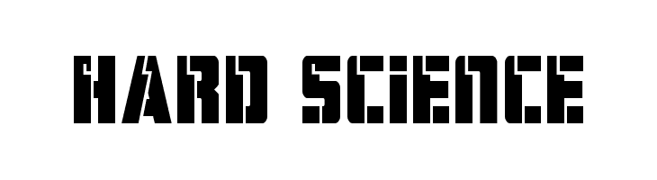 Hard Science  フリーフォントのダウンロード